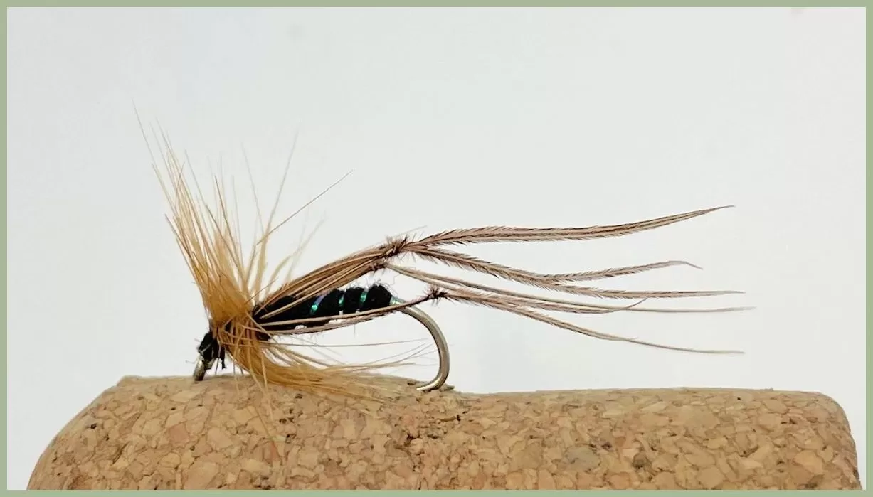 小物 black flys FLY HOPPER POLARIZED Black Hopper - Troutflies UK